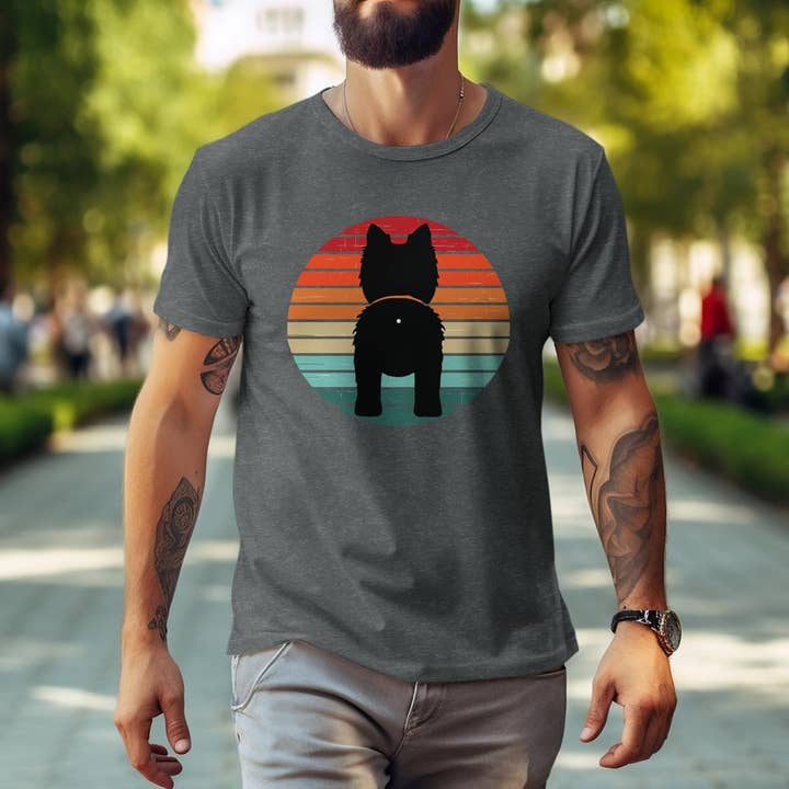 Rolig Cairn Terrier Dog Butt T-shirt för wholesale av Peaches Mommy