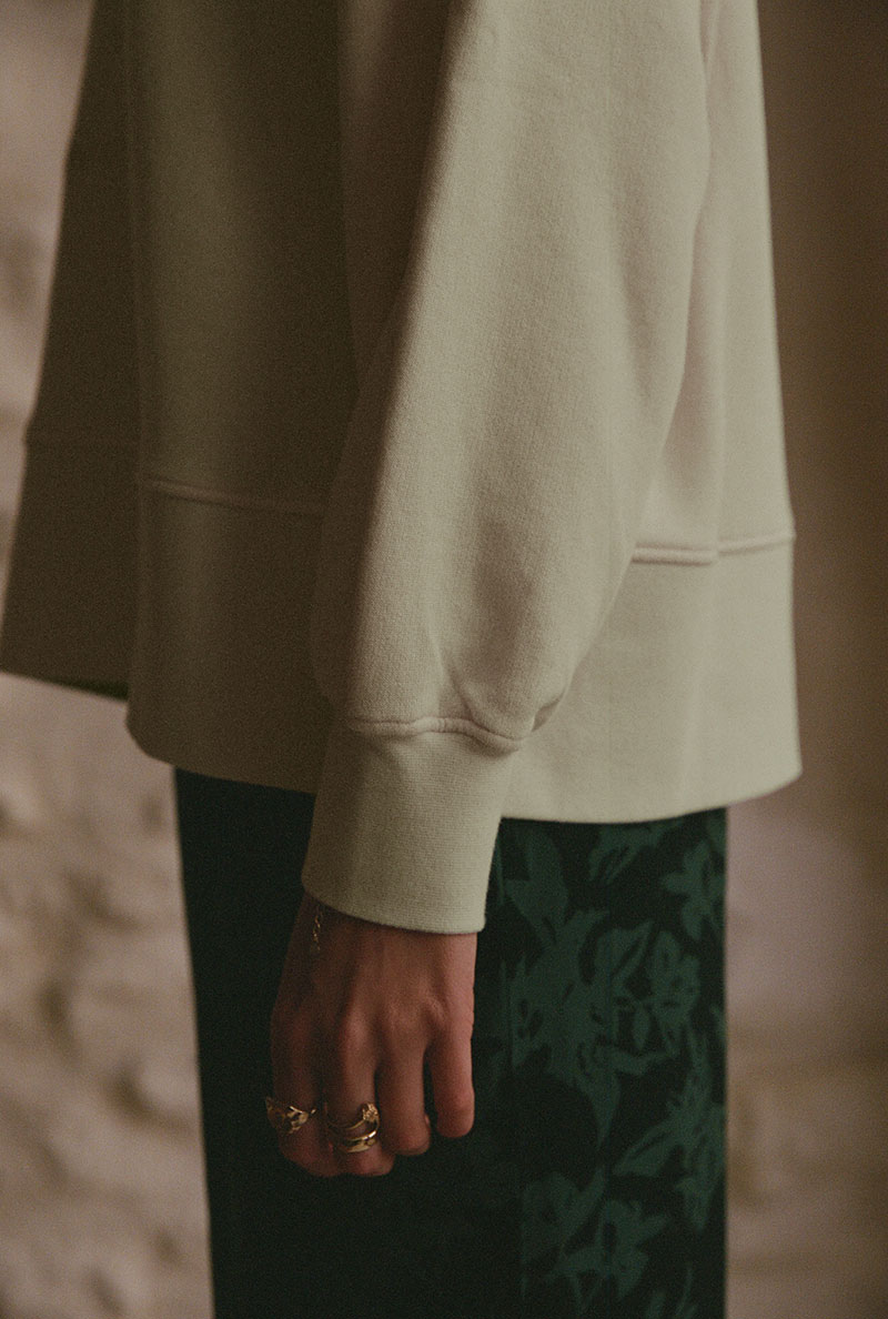 Nénés - Wholesale Sweatshirt - Women's - Sweatshirt Marlène Rougier x Nénés - Ecru3