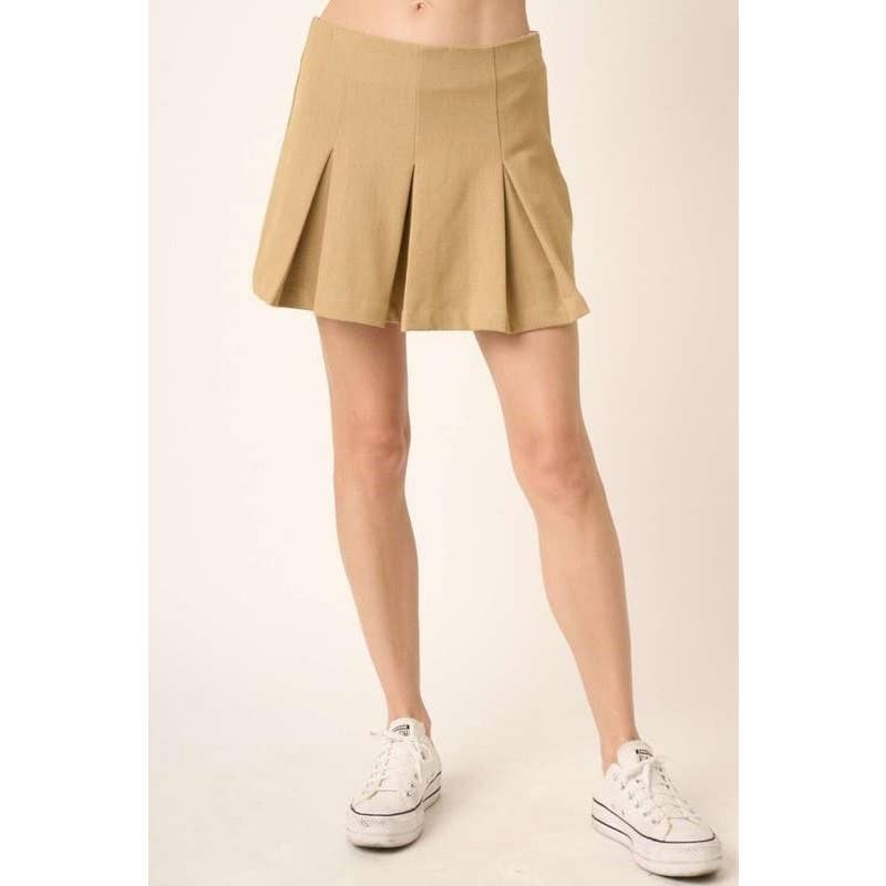 mittoshop - Vente Jupe-short – femme - JUPE-SHORT À DÉTAILS PLISSÉS1