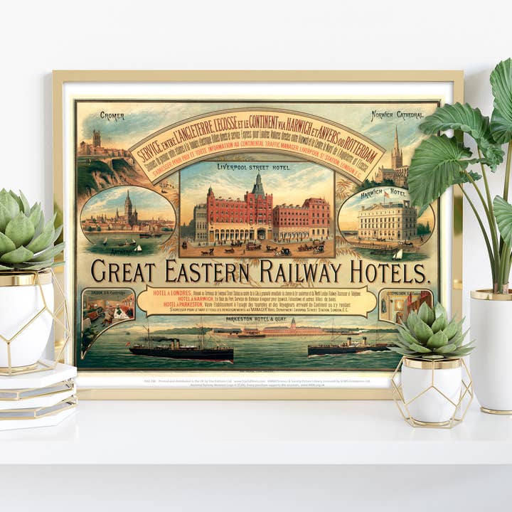 Great Eastern Railway Hotels - Stampa artistica premium 11 x 14» per la vendita all'ingrosso da parte di Star Editions