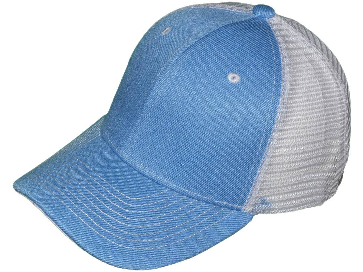 Buck Wholesale - Venta al por mayor Gorra trucker - Unisex - Gorras de camionero en blanco - Gorras BK de malla estructurada96