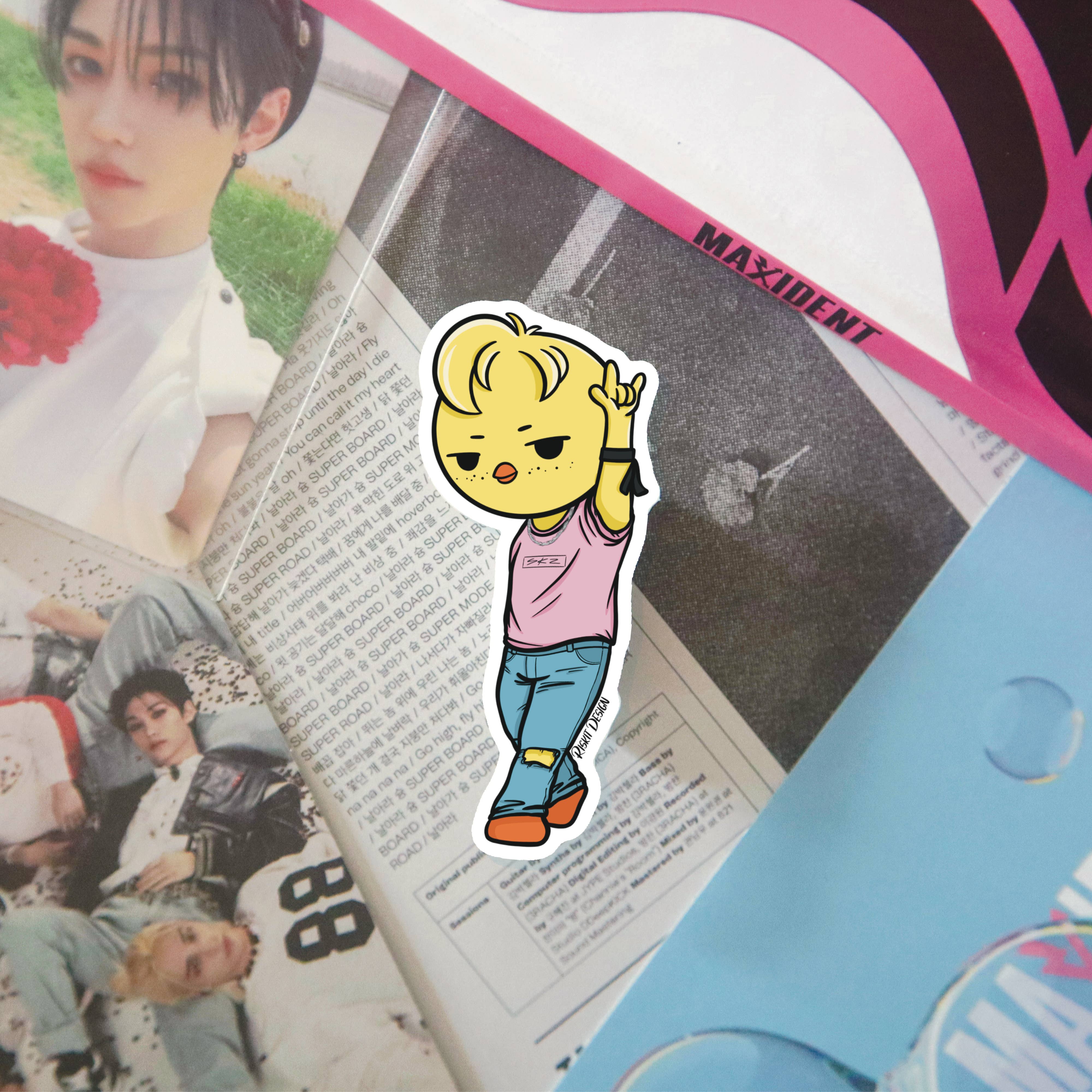 Riskit Design - Wholesale Sticker - KPOP 143 transparante vinylstickers6