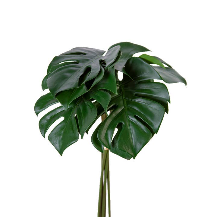 American Best - Wholesale Artificial Flowers - 20.5" MONSTERA LEAF BUNDLE