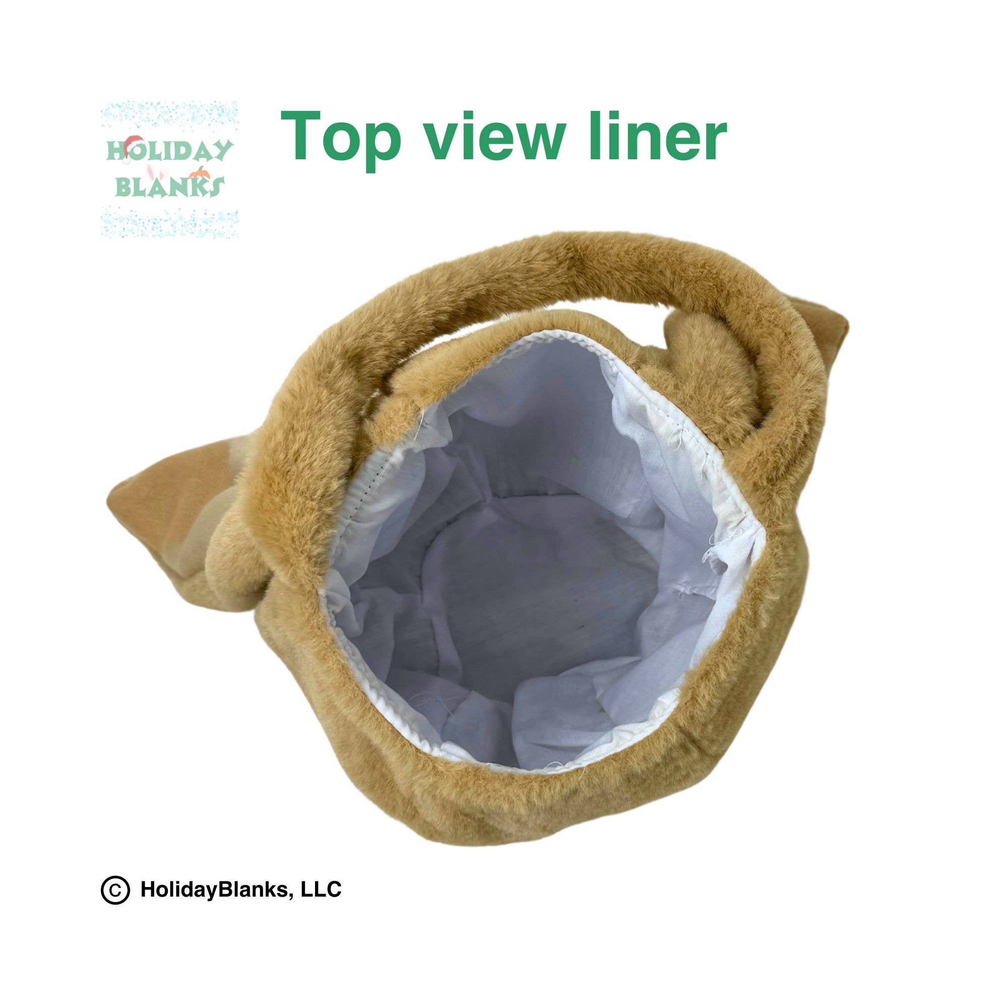 Holiday Blanks - Wholesale Basket - Kids & Baby - Furry Bunny Easter Egg Candy Basket Embroidery Blanks4