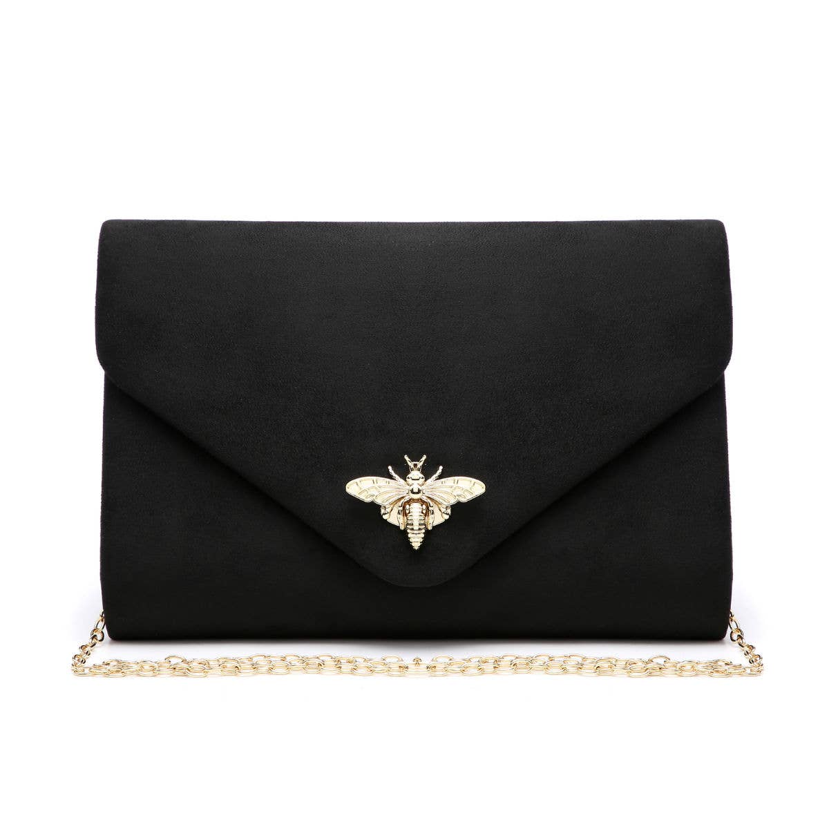 Papaya Fashion Ltd – Engroshandel Clutch - Dame – Y256 ruskind clutch med bi-formet lås1
