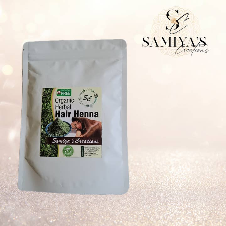 Samiya's Creations – Großhandel Haarfärbemittel – Bio-Kräuterhaar-Henna-Pulver -100 Gramm