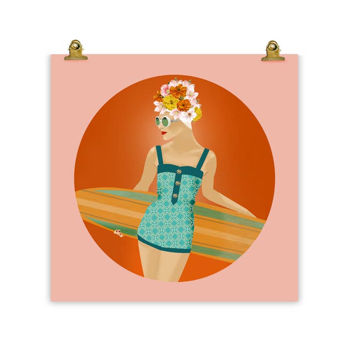 Surf's Up Art Print for wholesale by Marci Cheary