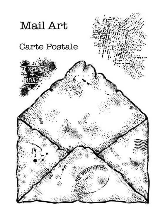 Woodware Clear Singles Old Enveloppe pour la vente par Ecstasy Crafts Distributing