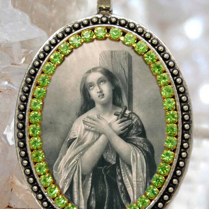 MariaSantissimaShop - Wholesale Pendant/Charm Necklace - St. Joan of Arc Handmade Necklace Catholic Religious Jewelry Pendant "The Maid of Orléans";Sainte Jeanne d’Arc; La Pucelle d’Orléans3