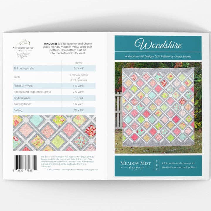 Woodshire - Printed Pattern for wholesale by Meadow Mist Designs