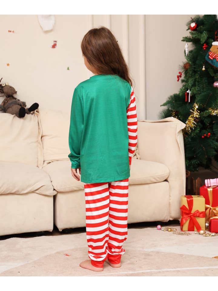 White Family Matching Santa Christmas Pajamas Set for wholesale on Faire8
