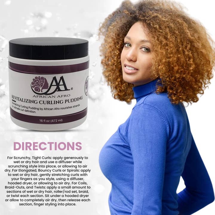 African Afro - Wholesale Hair Styling Gel/Mousse - Revitalizing Curling Pudding