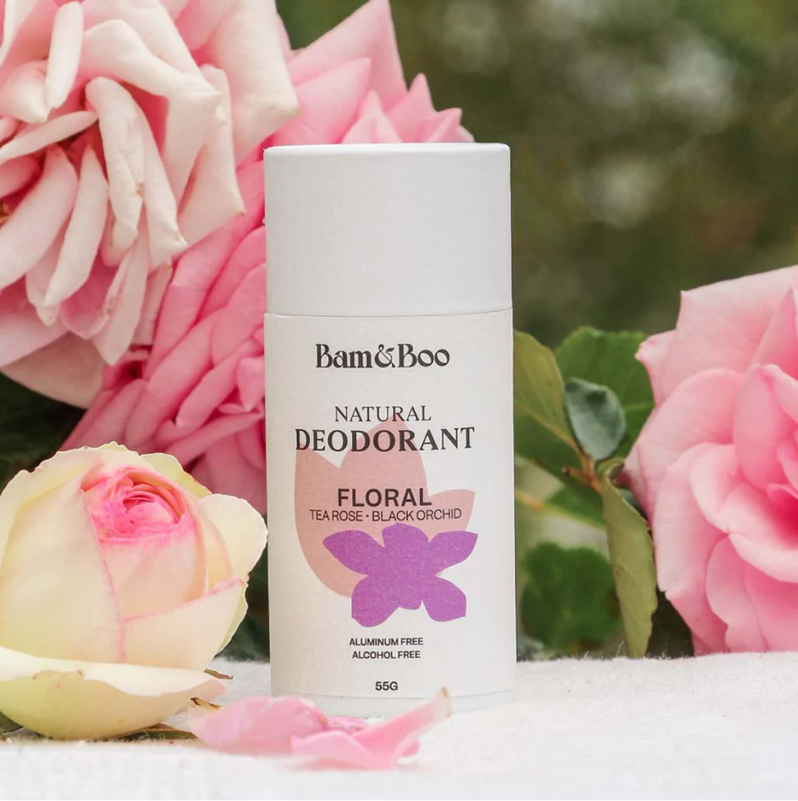 BAMandBOO – wholesale Deodorant – Unisex – Regular Natural Deodorant Tea Rose and Black Orchid2