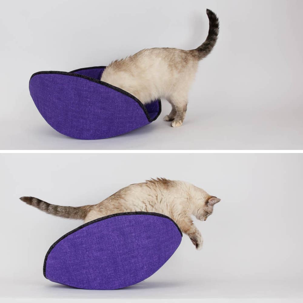 The Cat Ball - Wholesale Pet Bed - Cat/Dog - Jumbo Cat Canoe Bed - Taco-Shaped Nest for Cats and Dogs8