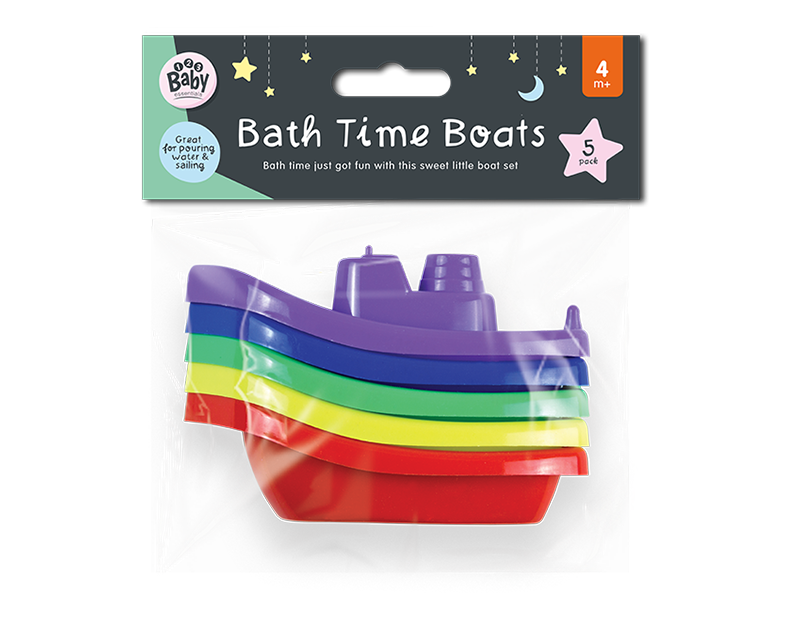 LMT-UK – wholesale Bath toy – Baby – Bath Time Boats - 5 Pack 50561703071920