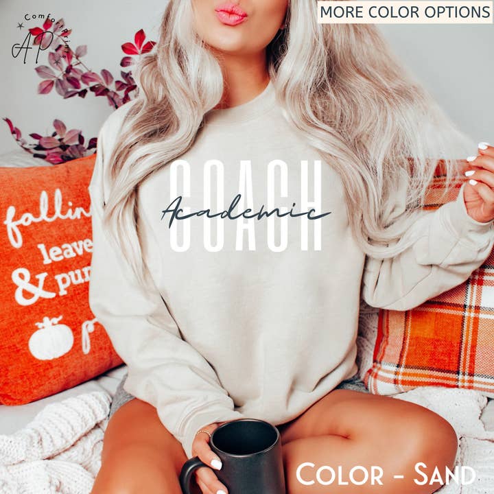 Academic Coach Sweatshirt for wholesale by APComfortPrints