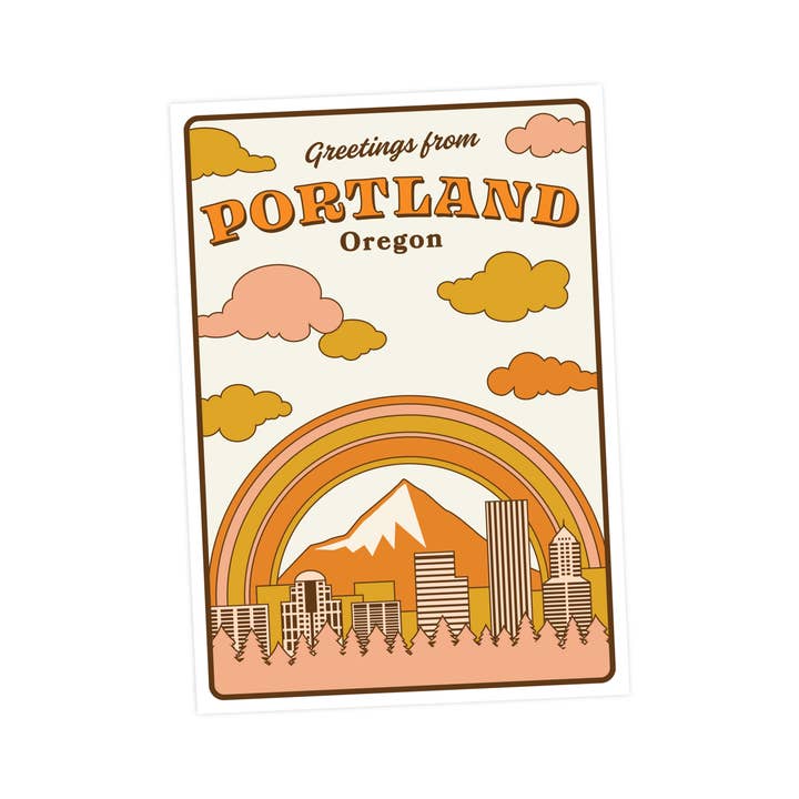 Wild Child Brand - Vente Cartes postales - Carte postale de Portland, Oregon1