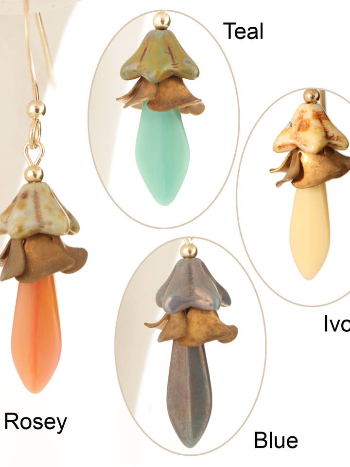 Flowers for Titania Earrings - 14 Kt Goldfilled for wholesale by Ardent Designs