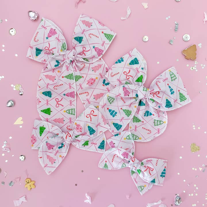 Christmas Trees with Bows for wholesale by Tiny Wonders Bows