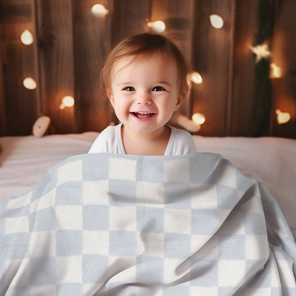 Fashion City - Wholesale Bedding Blanket - Kids & Baby - Kids Checkered Pattern Soft Throw Blanket8