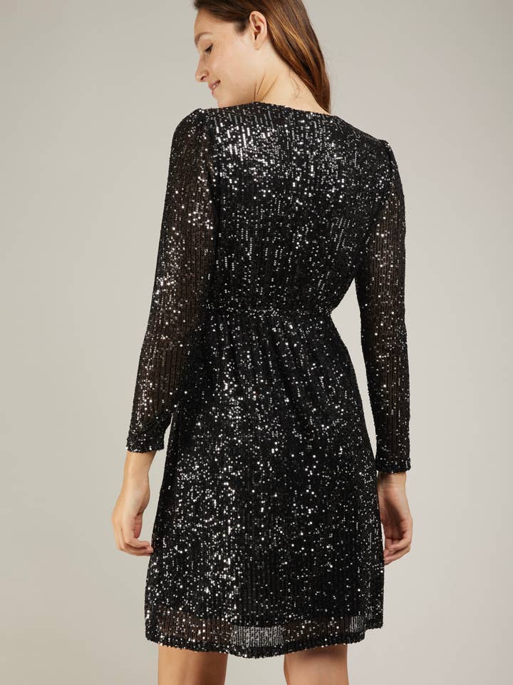 UNRIPE FEVER - Sequin short dress for wholesale on Faire13