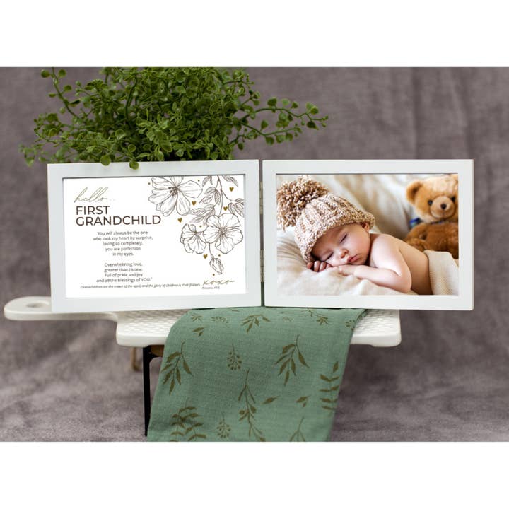 The Grandparent Gift Co. Inc. - Wholesale Picture Frame - Kids & Baby - First Grandchild Photo Frame Christian Scripture 4x6 3131C-F