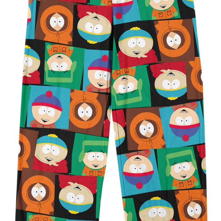 South Park Favorite Characters Men's Sleep Pants for wholesale by Bioworld Merchandising