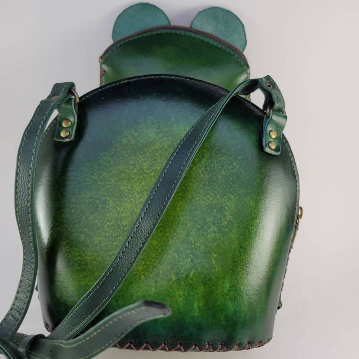 Sunflower Handmade leather inc - Wholesale Crossbody bag – Women's - Leather Small Frog Purse handbag4