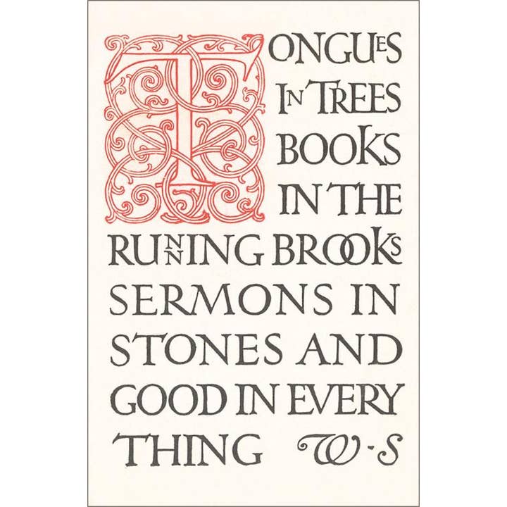 Kunstdruck SQ-205 Shakespeare-Zitat für den Großhandel von Found Image Press