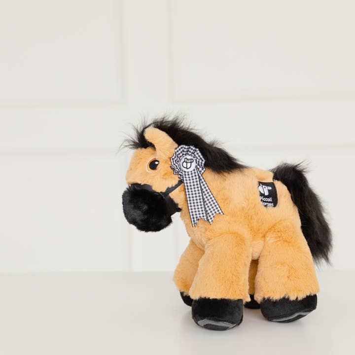 Piccoli Horses - Vente Peluche – enfant et bébé - PONEY ANGLAIS - BRONZÉ/NOIR2