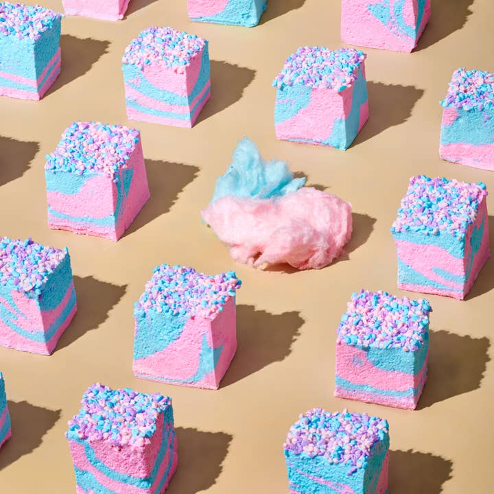 COTTON CANDY MARSHMALLOWS for wholesale by The Marshmallow Shop