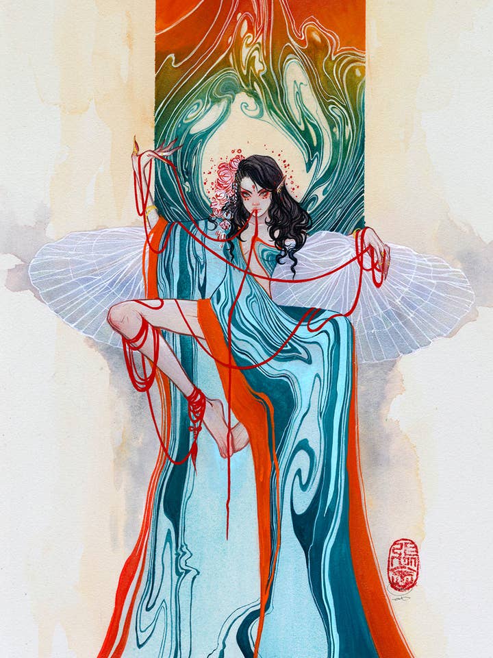 Ocellia || Edição Aberta Giclée por atacado de Oscen || Nen Chang & Liz Tecca