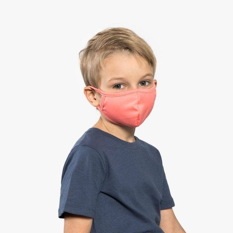 MakMask - Wholesale Protective Face Mask/Shield - Bright Salmon Mask6