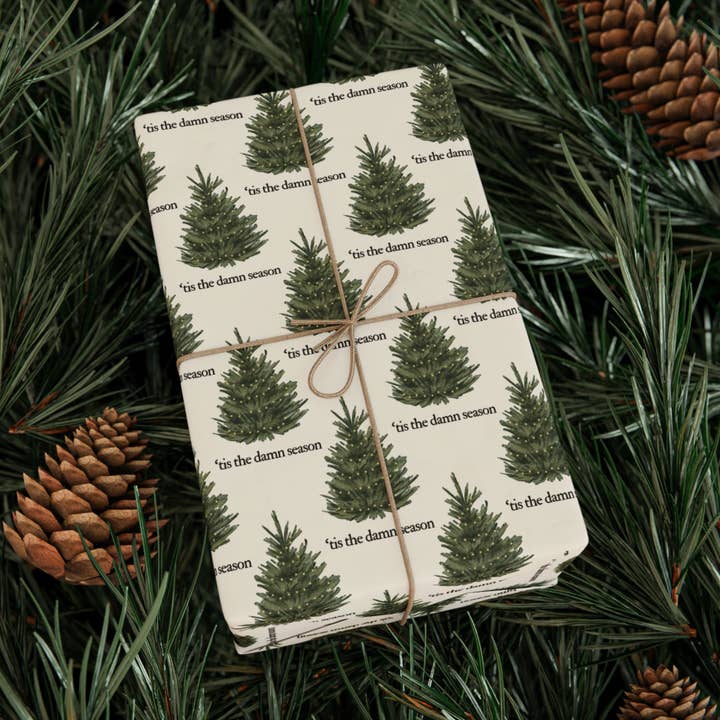 Papier cadeau - C'est la foutue saison pour la vente par Buffalovely