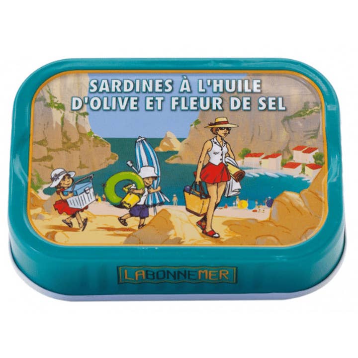 Conserverie Ferrigno Sardines Olive Oil and Fleur De Sel 4oz for wholesale by The French Farm