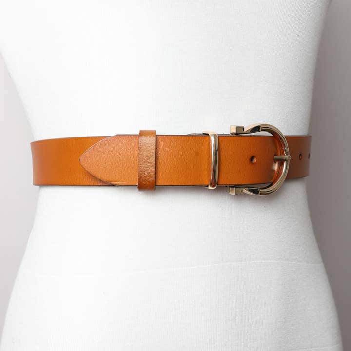 Leto Accessories - Wholesale Belt - Women's - Chic Horseshoe Gold Buckle Belt – Western Style Vibes 🧲11