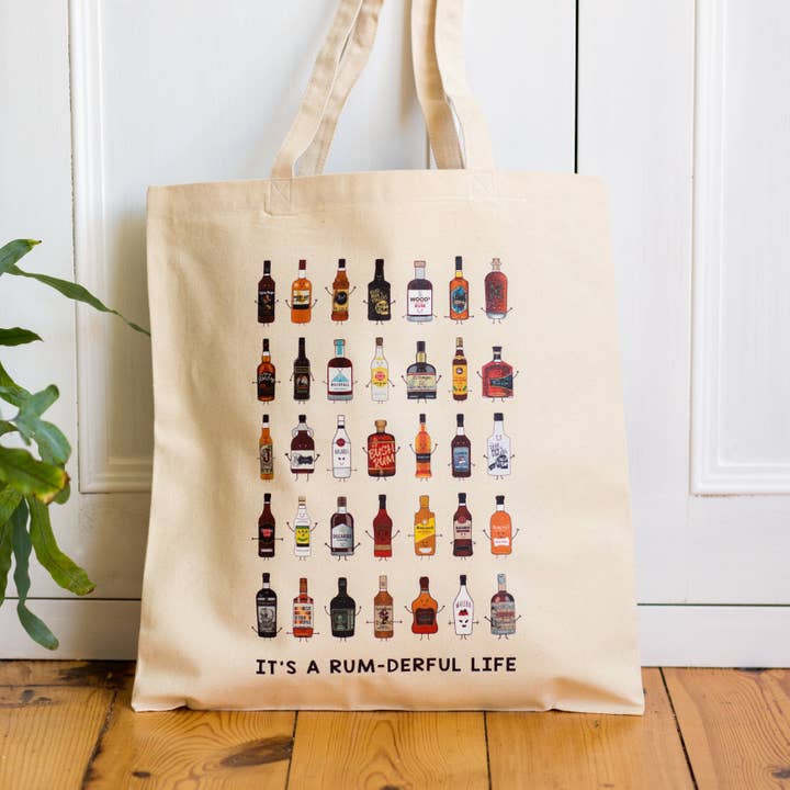 'It's A Rumderful Life' Tote Bag for wholesale by Of Life & Lemons