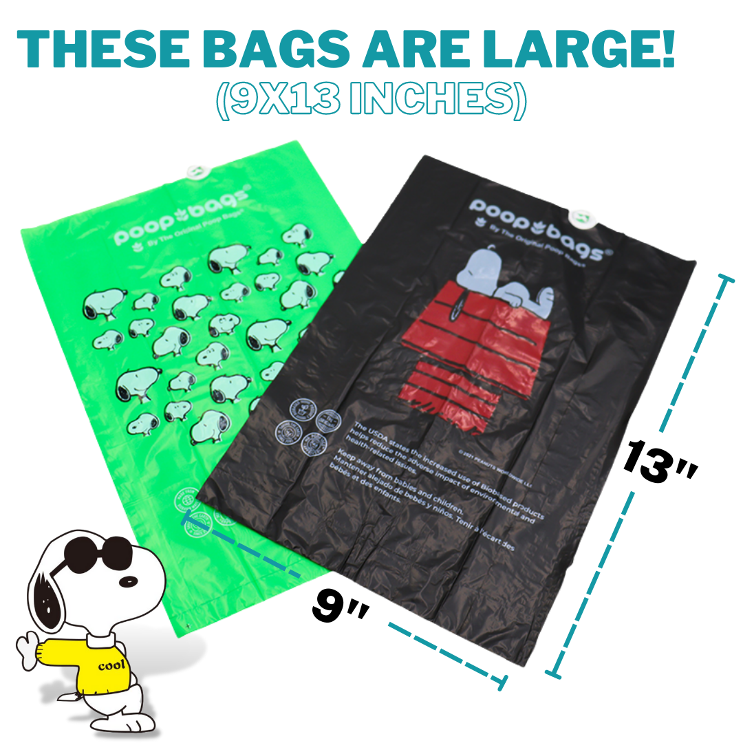 The Original Poop Bags® - Venta al por mayor Bolsitas para excrementos - Peanuts® USDA Biobased 60 bolsas para excrementos2