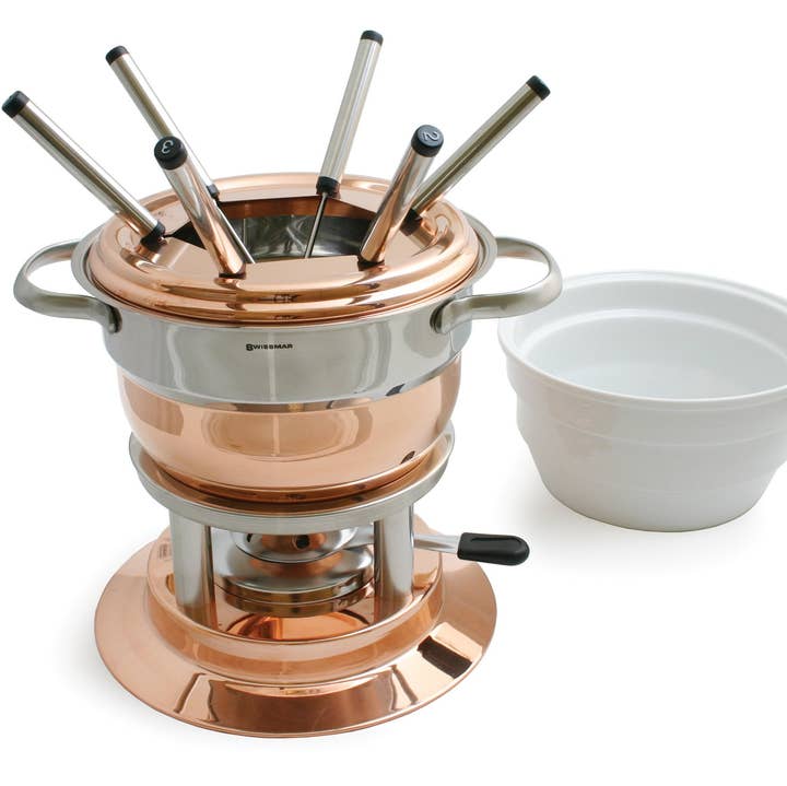 DKHB [Zyliss, Cole & Mason, Swissmar, AdHoc, Ken Hom] - Wholesale Kitchen Appliance - Swissmar Copper Fondue Set | Lausanne0