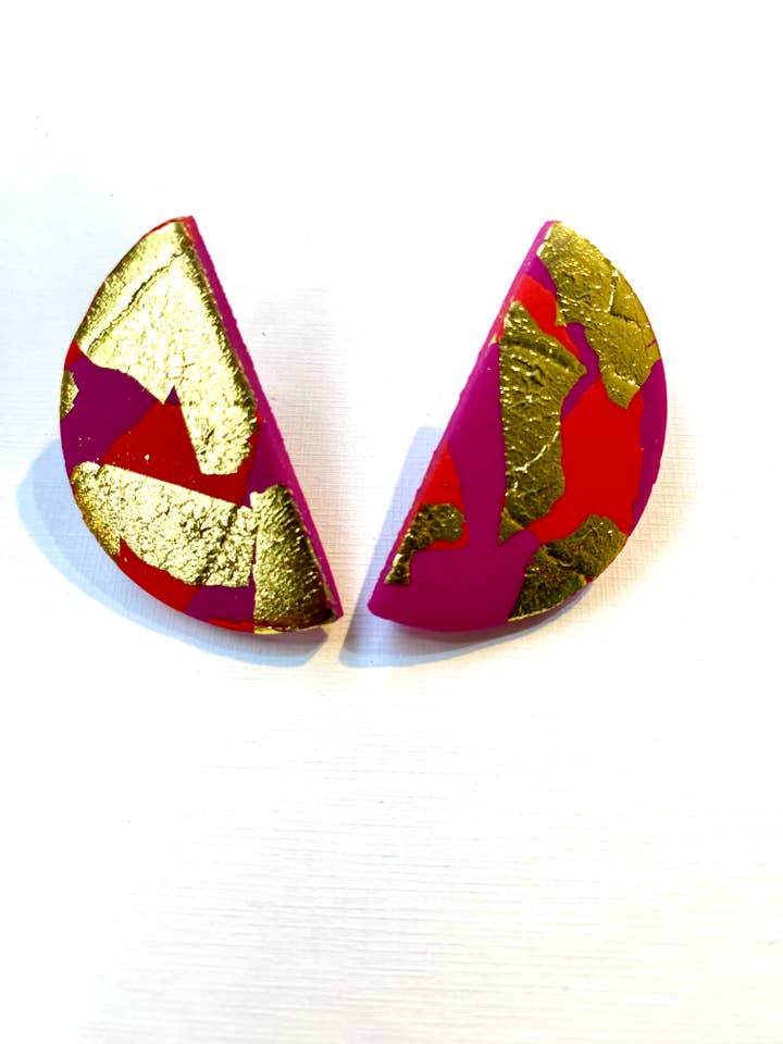 Corinya - Half Moon Stud for wholesale by No Shrinking Violet