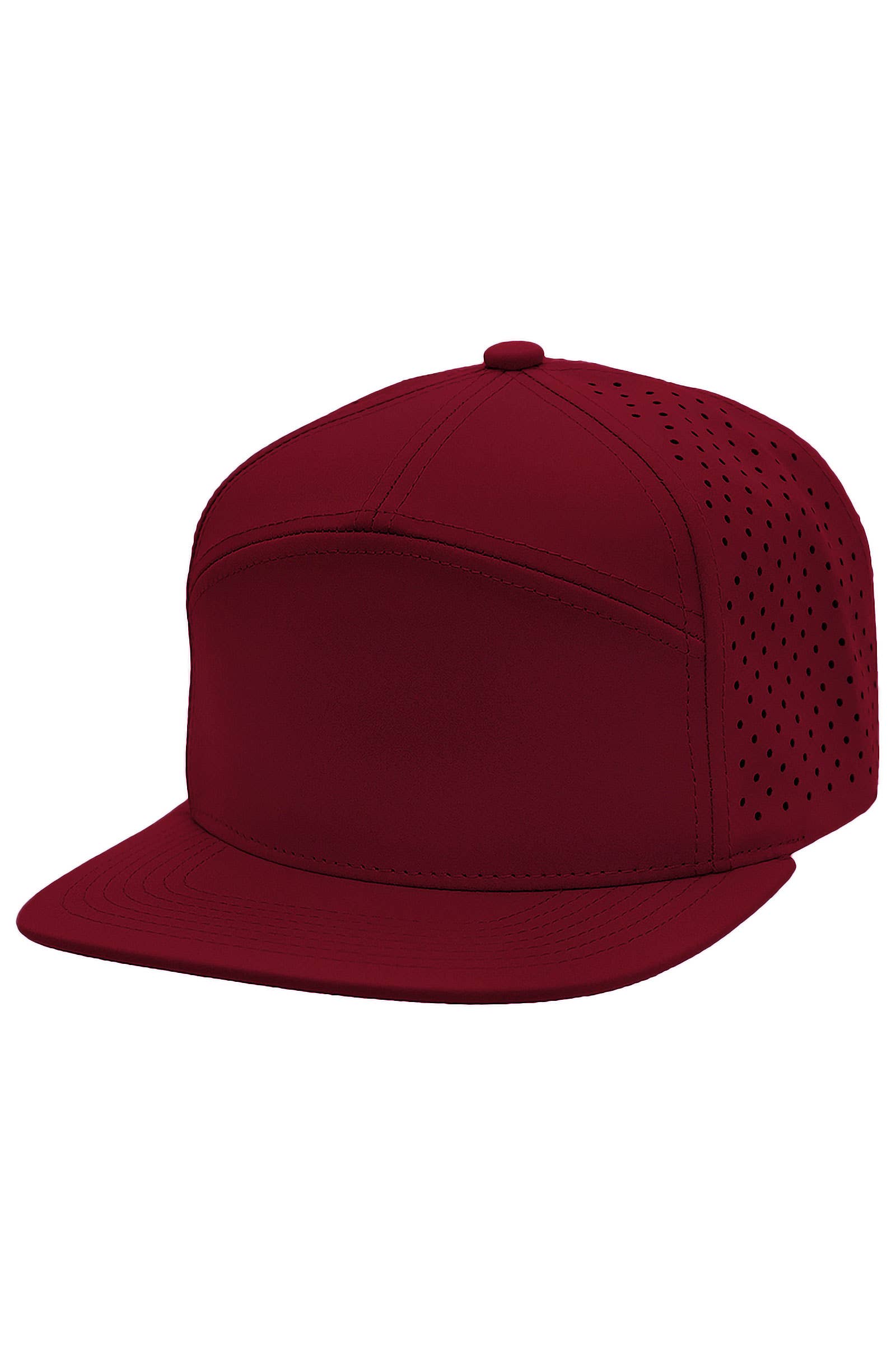 Cap Zone - Venta al por mayor Gorra snapback - Unisex - Gorra Snapback Perforada de 7 Paneles con Visera Plana1