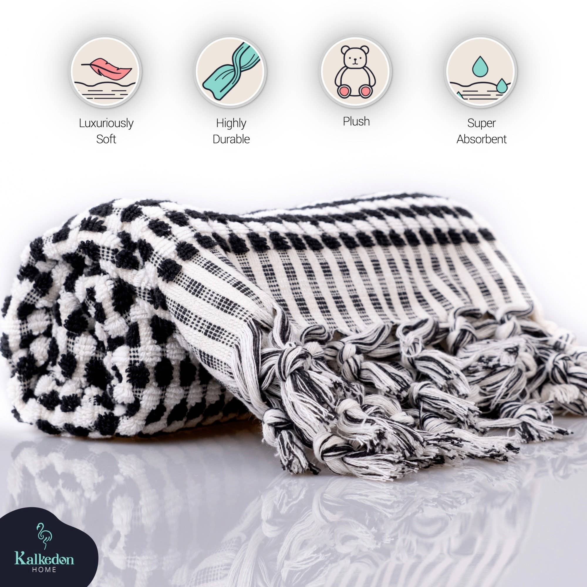Kalkedon Towels - Wholesale Hand Towel - Terry Hand Towel |Turkish Cotton |Super Soft | Oversized0