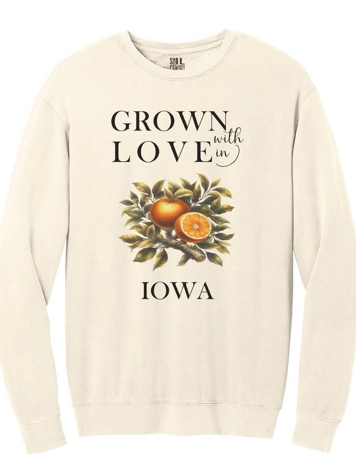 Iowa Oranges Sweatshirt för wholesale av Soil Comforts