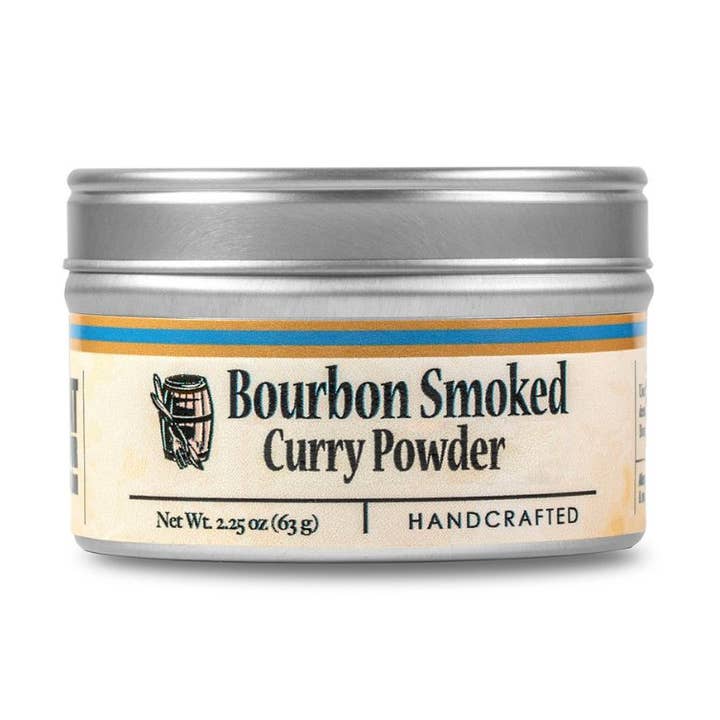 Bourbon Smoked Curry Tin for wholesale by Bourbon Barrel Foods