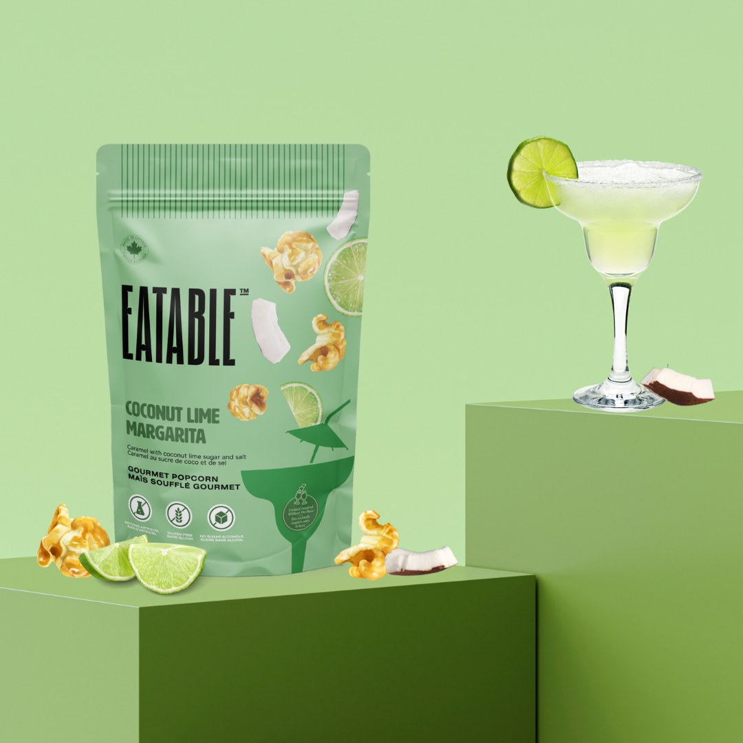 EATABLE Popcorn - Wholesale Popcorn - Coconut Lime Margarita 🍹 Gourmet Caramel Kettle Popcorn2