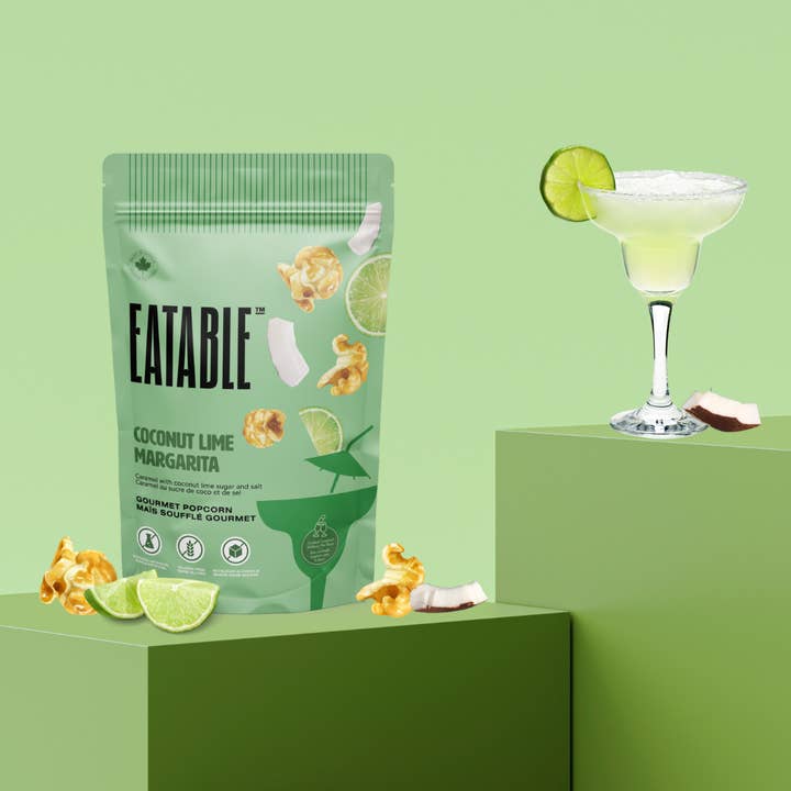 EATABLE Popcorn - Wholesale Popcorn - Coconut Lime Margarita πΉ Gourmet Caramel Kettle Popcorn2