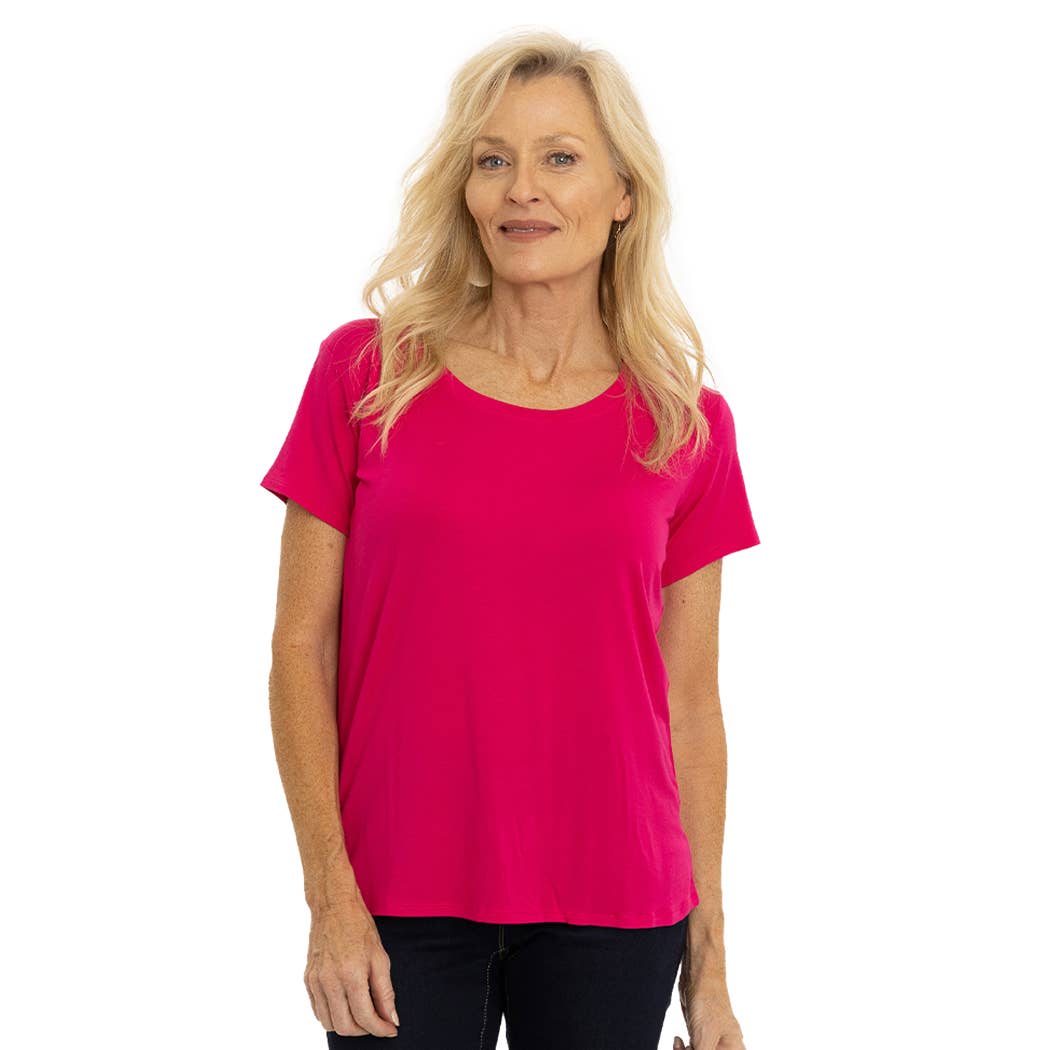 Flying Colors Apparel - Wholesale T-Shirt - Women's - The Scarlet Scoop Neck Tee10