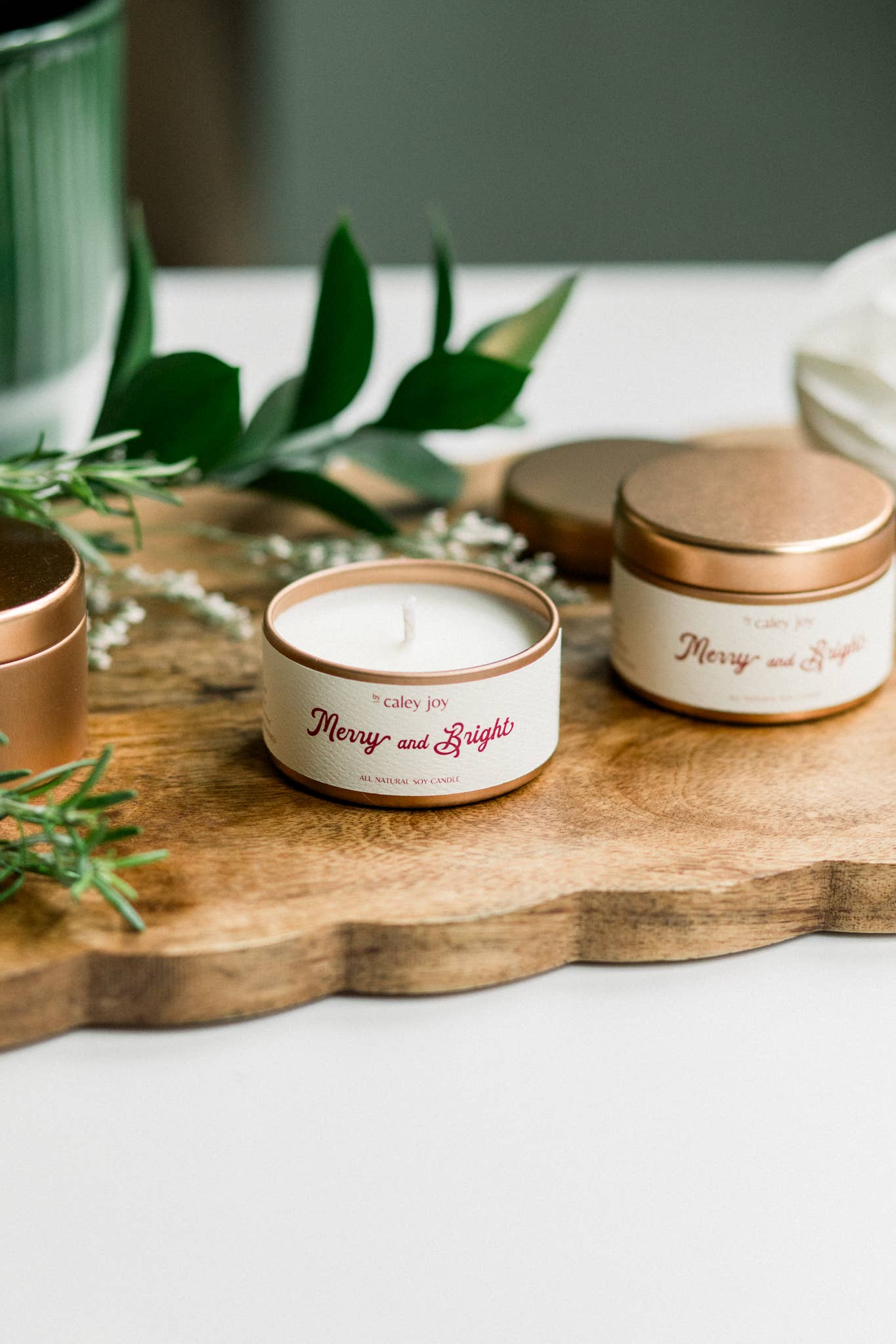 By Caley Joy – Großhandel Reisekerzen – Fröhliche & Helle Feiertagsdose Sojakerze2