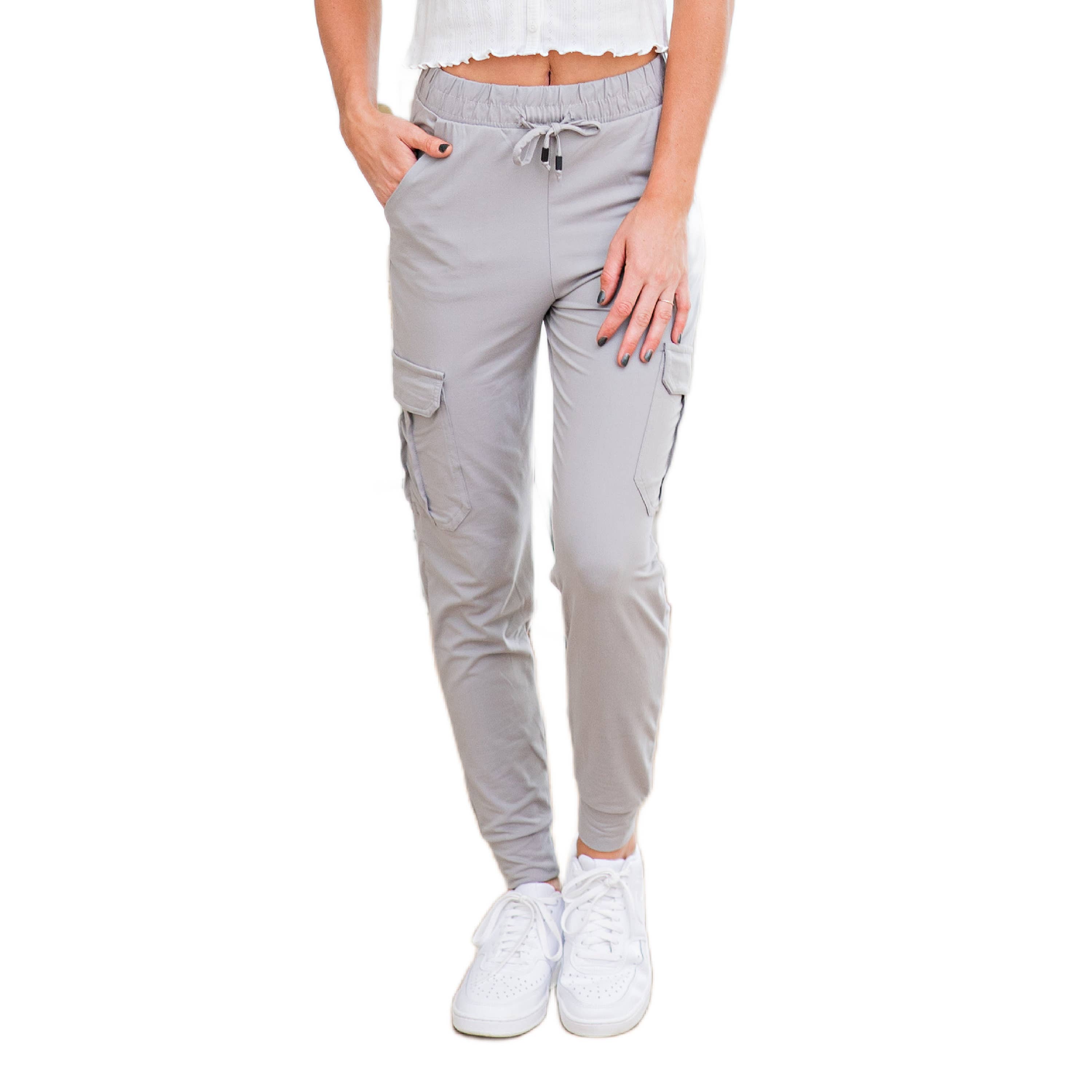 Truly Contagious - Wholesale Lounge Sweatpants/Joggers - Women's - Ultra Soft Joggers w/ Cargo Pocket | S-XL Sizes( CJK01/CA5005