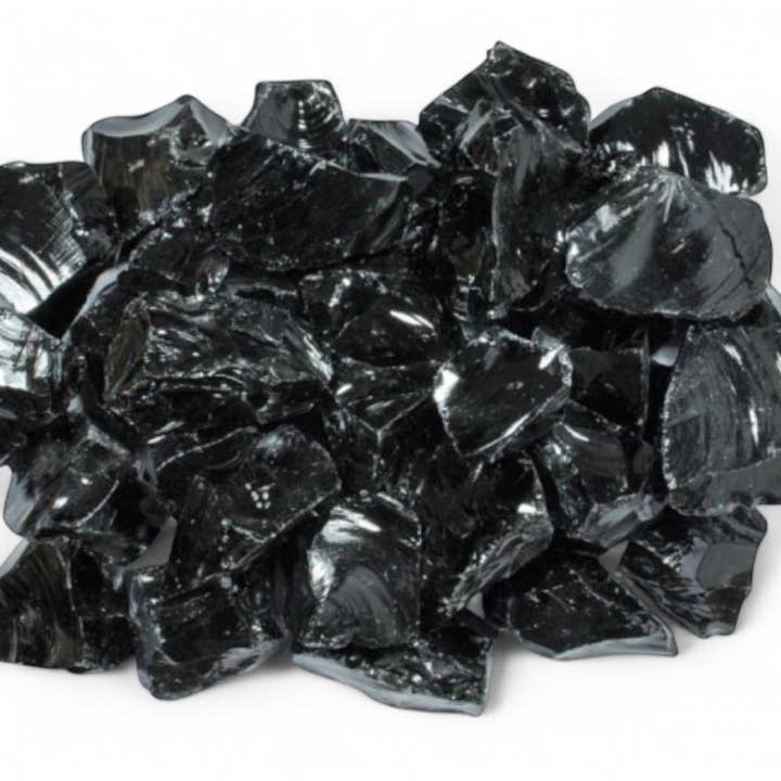 La Boîte à Cailloux – wholesale Spiritual stone/crystal – Black Obsidian Mexico A (raw stone)